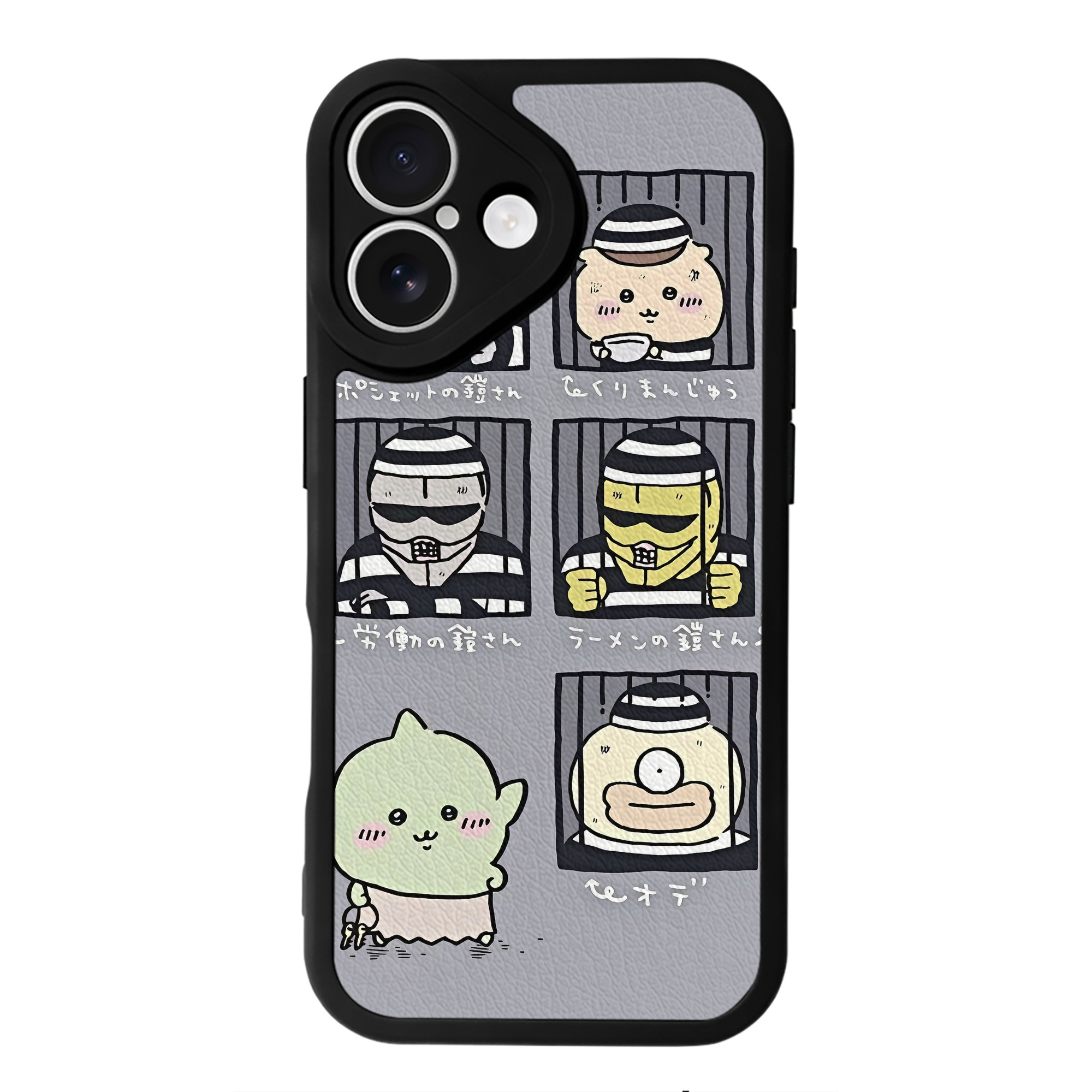 （画像用） ちいかわ Chii-kawa 【iPhone 16シリーズ対応】シリコンスマホケース（レザー調） 材質：シリコン